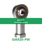 INA/内螺纹杆端轴承   GIKR20-PW