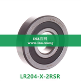 INA/滚轮轴承/单列   LR204-X-2RSR