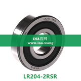 INA/滚轮轴承/单列   LR204-2RSR